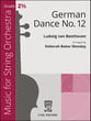 German Dance No. 12 Orchestra sheet music cover